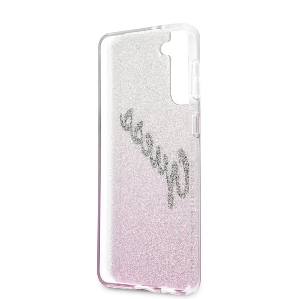 Guess Samsung Galaxy S21 Skal Vintage Rosa