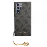 Guess Samsung Galaxy S22 Ultra Skal 4G Charms Grå