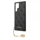 Guess Samsung Galaxy S22 Ultra Skal 4G Charms Grå