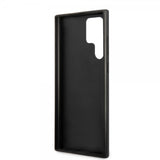 Guess Samsung Galaxy S22 Ultra Skal Saffiano Metal Logo Svart