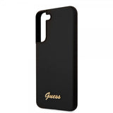Guess Samsung Galaxy S22 Plus Skal Script Metal Logo Svart