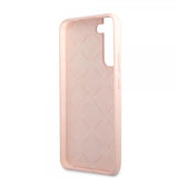 Guess Samsung Galaxy S22 Plus Skal Script Metal Logo Pale Pink