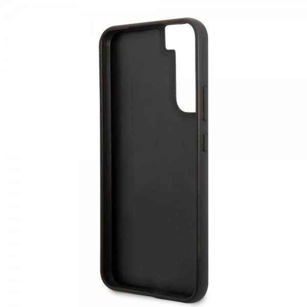 Guess Samsung Galaxy S22 Plus Skal Saffiano Metal Logo Svart
