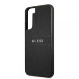 Guess Samsung Galaxy S22 Skal Saffiano Metal Logo Svart