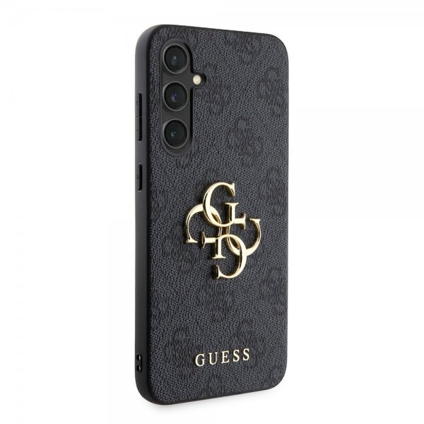 Guess Samsung Galaxy S23 FE Skal 4G Metal Logo Grå