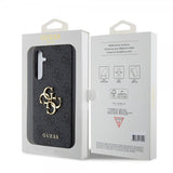 Guess Samsung Galaxy S23 FE Skal 4G Metal Logo Grå