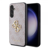 Guess Samsung Galaxy S23 FE Skal 4G Metal Logo Rosa
