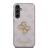 Guess Samsung Galaxy S23 FE Skal 4G Metal Logo Rosa
