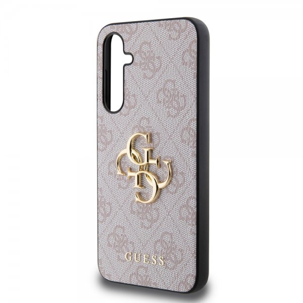 Guess Samsung Galaxy S23 FE Skal 4G Metal Logo Rosa