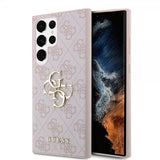 Guess Samsung Galaxy S23 Ultra Skal 4G Logo Rosa