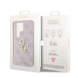 Guess Samsung Galaxy S23 Ultra Skal 4G Logo Rosa