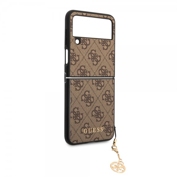 Guess Samsung Galaxy Z Flip 4 Skal 4G Charms Brun