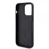 Guess iPhone 15 Pro Max Skal Bottom Stripe MagSafe Svart