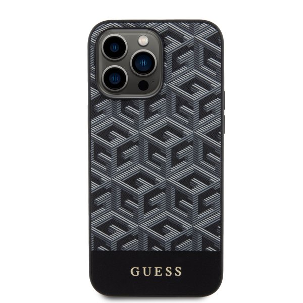 Guess iPhone 15 Pro Max Skal G Cube MagSafe Svart