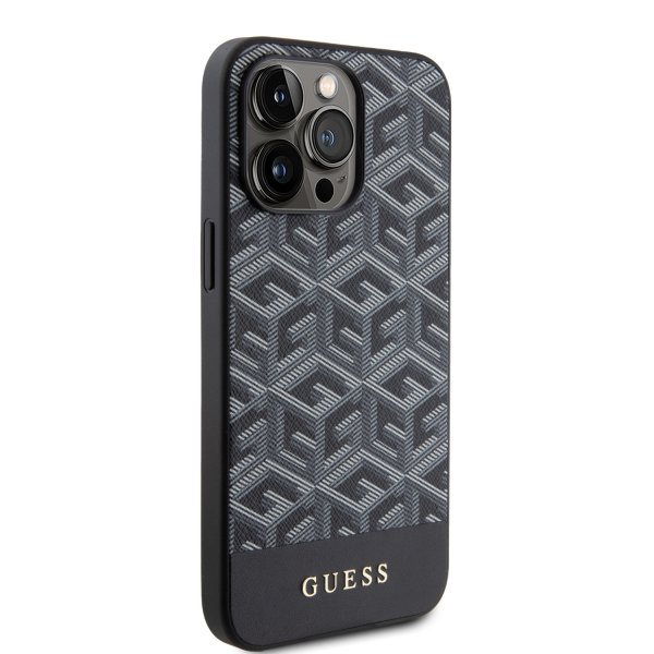 Guess iPhone 15 Pro Max Skal G Cube MagSafe Svart