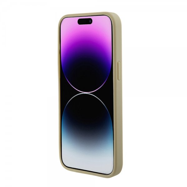 Guess iPhone 15 Pro Max Skal Saffiano MagSafe Beige