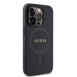 Guess iPhone 15 Pro Max Skal Saffiano MagSafe Svart