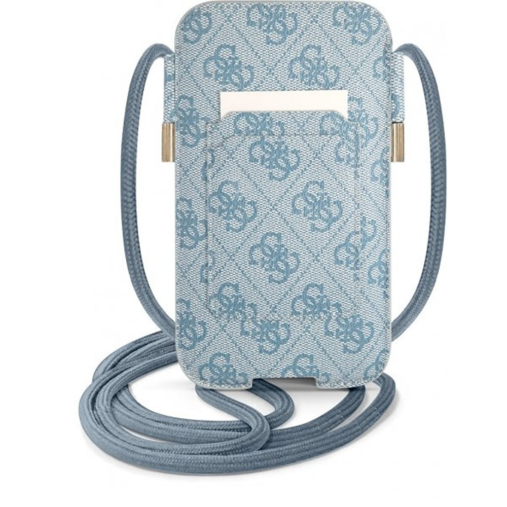 Guess Pouch 4G Logo Large Blå