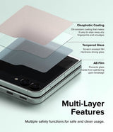 Ringke Samsung Galaxy Z Flip 5 Skärmskydd Cover Display Protector Glass 2-pack