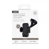 Xqisit Hållare Car Phone Holder with Suction Cup & AC-vent Clip