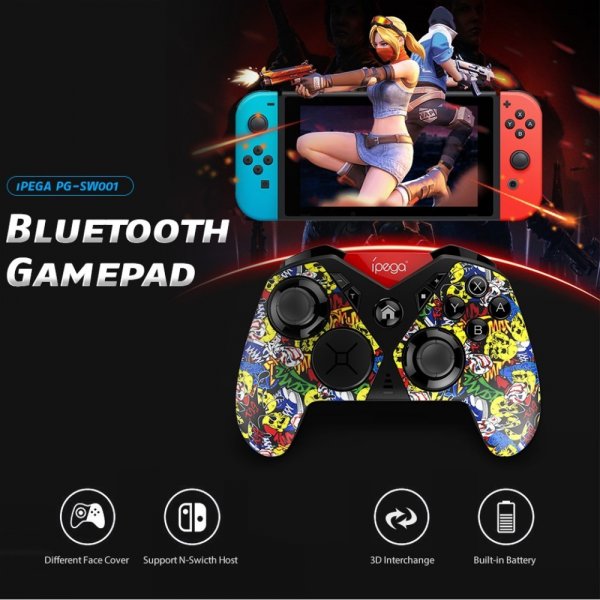 Ipega Handkontroll Bluetooth PG-SW001 Grafitti