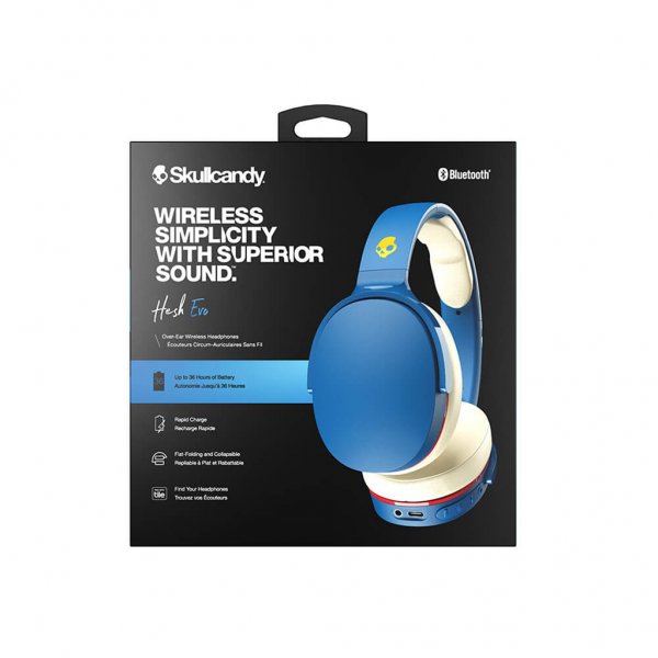 Skullcandy Hesh Evo Hörlurar On-Ear Blå