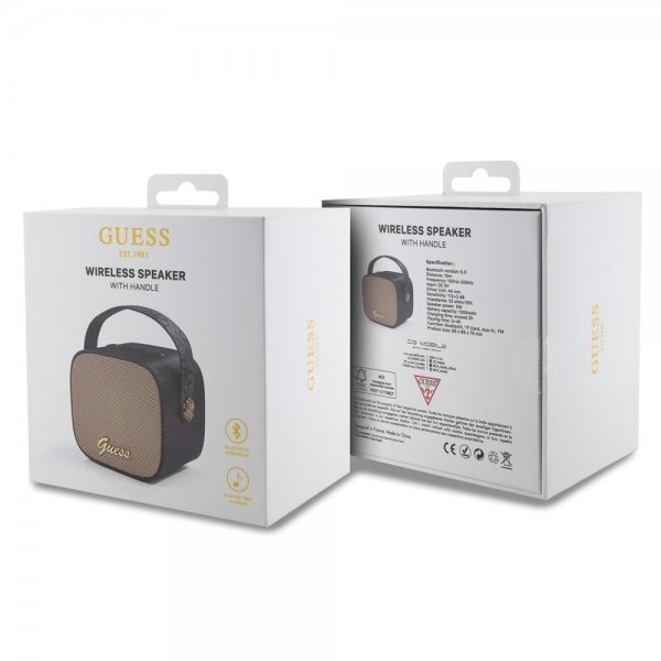 Guess Högtalare Mini Bluetooth Speaker Svart