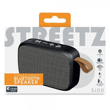 Streetz Högtalare S100 Portable Compact Bluetooth Speaker Svart