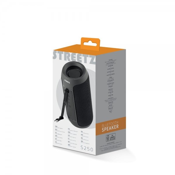 Streetz Högtalare S250 Bluetooth Speaker 10W Svart