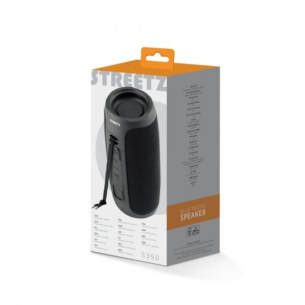 Streetz Högtalare S350 Bluetooth Speaker 20W Svart