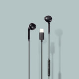 Streetz Hörlurar C200 Semi-In-Ear Headset USB-C Svart