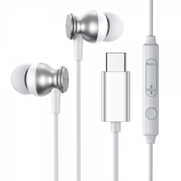 Joyroom Hörlurar JR-EC04 USB-C Silver