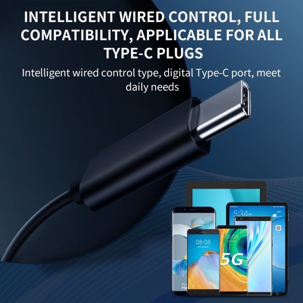 Joyroom Hörlurar JR-EC04 USB-C Silver