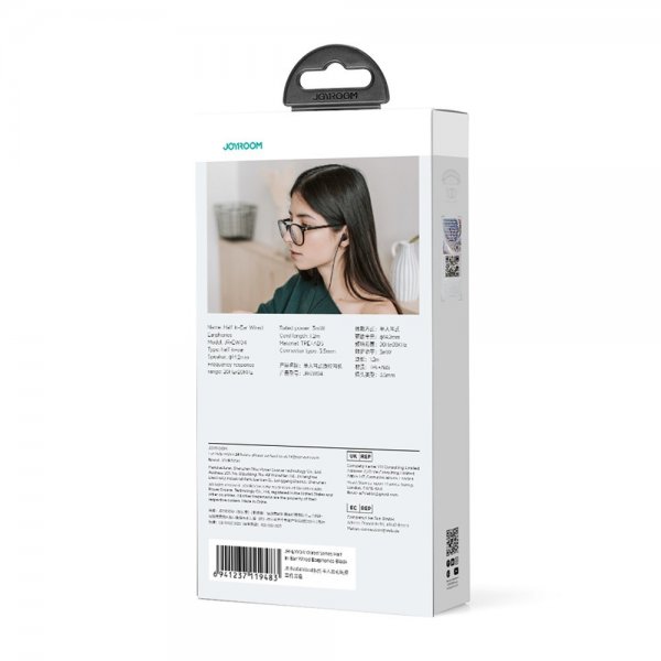 Joyroom Hörlurar JR-EW04 Wired Earphones 3.5mm Svart