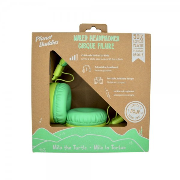 Planet Buddies Hörlurar Recycled Milo the Turtle