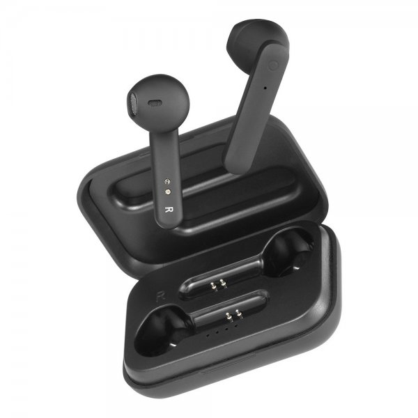 Streetz Hörlurar T110 Wireless Earbuds Semi-In-Ear Matte Svart