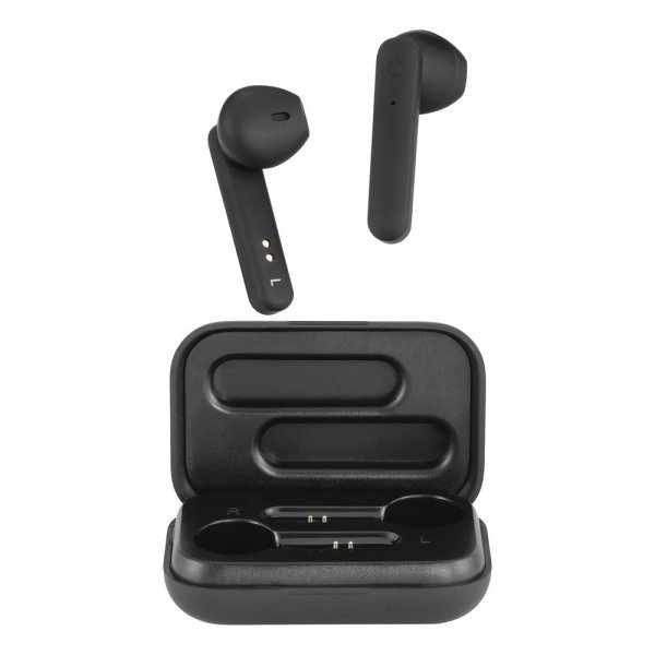 Streetz Hörlurar T110 Wireless Earbuds Semi-In-Ear Matte Svart