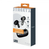 Streetz Hörlurar T150 Transparent True Wireless Earbuds Svart
