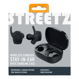 Streetz Hörlurar T220 Wireless Earbuds Stay-In-Ear Svart