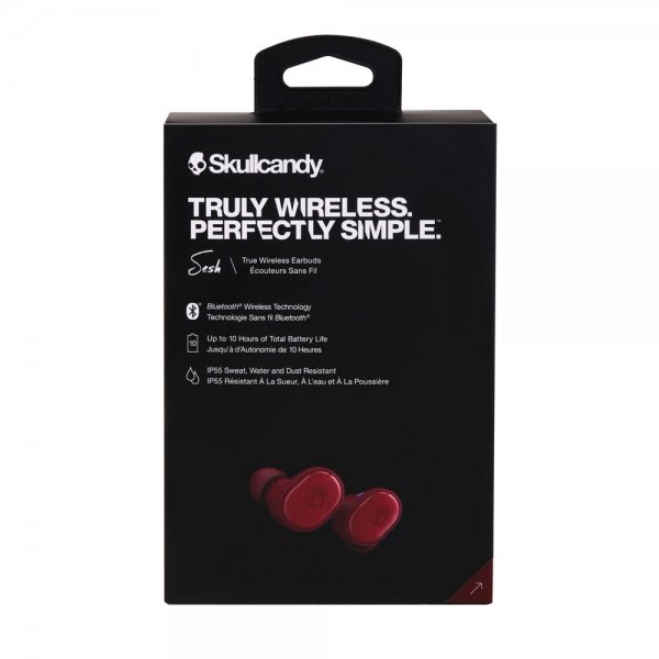 Skullcandy Hörlurar True Wireless Sesh Deep Red