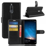 Huawei Mate 10 Lite Fodral Litchi Svart