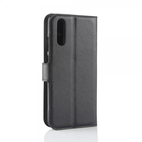 Huawei P20 Fodral Litchi Svart