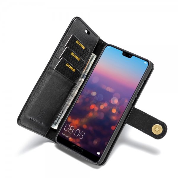 Dg.Ming Huawei P20 Pro Plånboksfodral Löstagbart Skal Svart