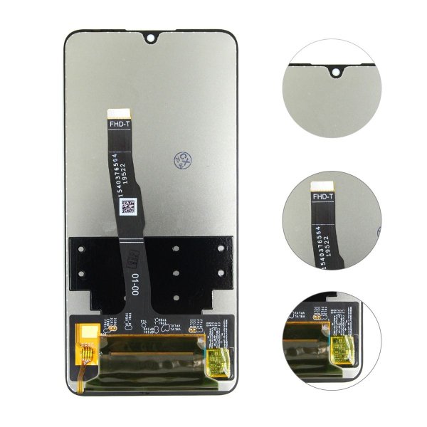 Huawei P30 Lite Skärm/Display OEM - Svart