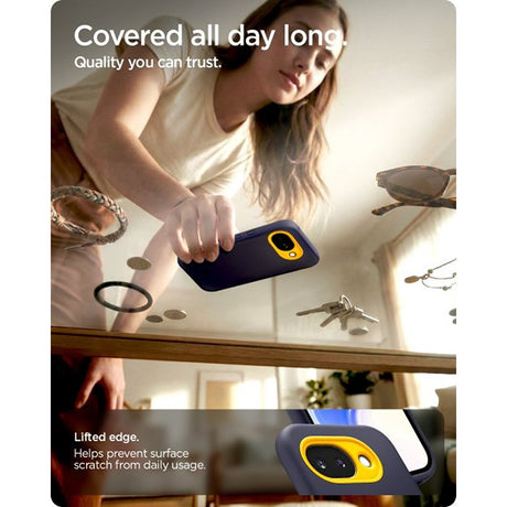 Spigen Google Pixel 10a Skal Nano Pop MagFit Blueberry Navy