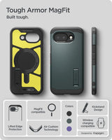 Spigen Google Pixel 10a Skal Tough Armor MagFit Abyss Green