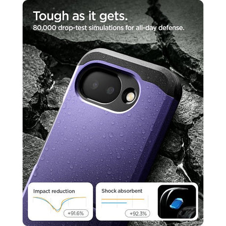 Spigen Google Pixel 10a Skal Tough Armor MagFit Ash Violet
