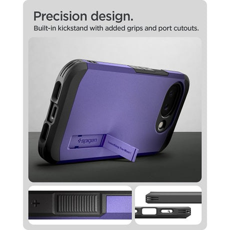 Spigen Google Pixel 10a Skal Tough Armor MagFit Ash Violet