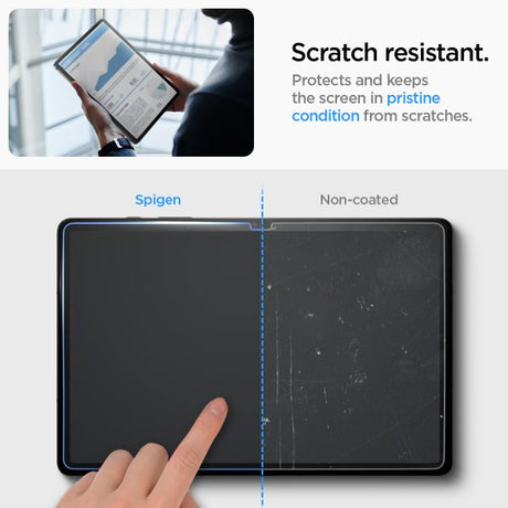 Spigen Samsung Galaxy Tab S9 Plus/Galaxy Tab S10 Plus Skärmskydd GLAS.tR EZ Fit