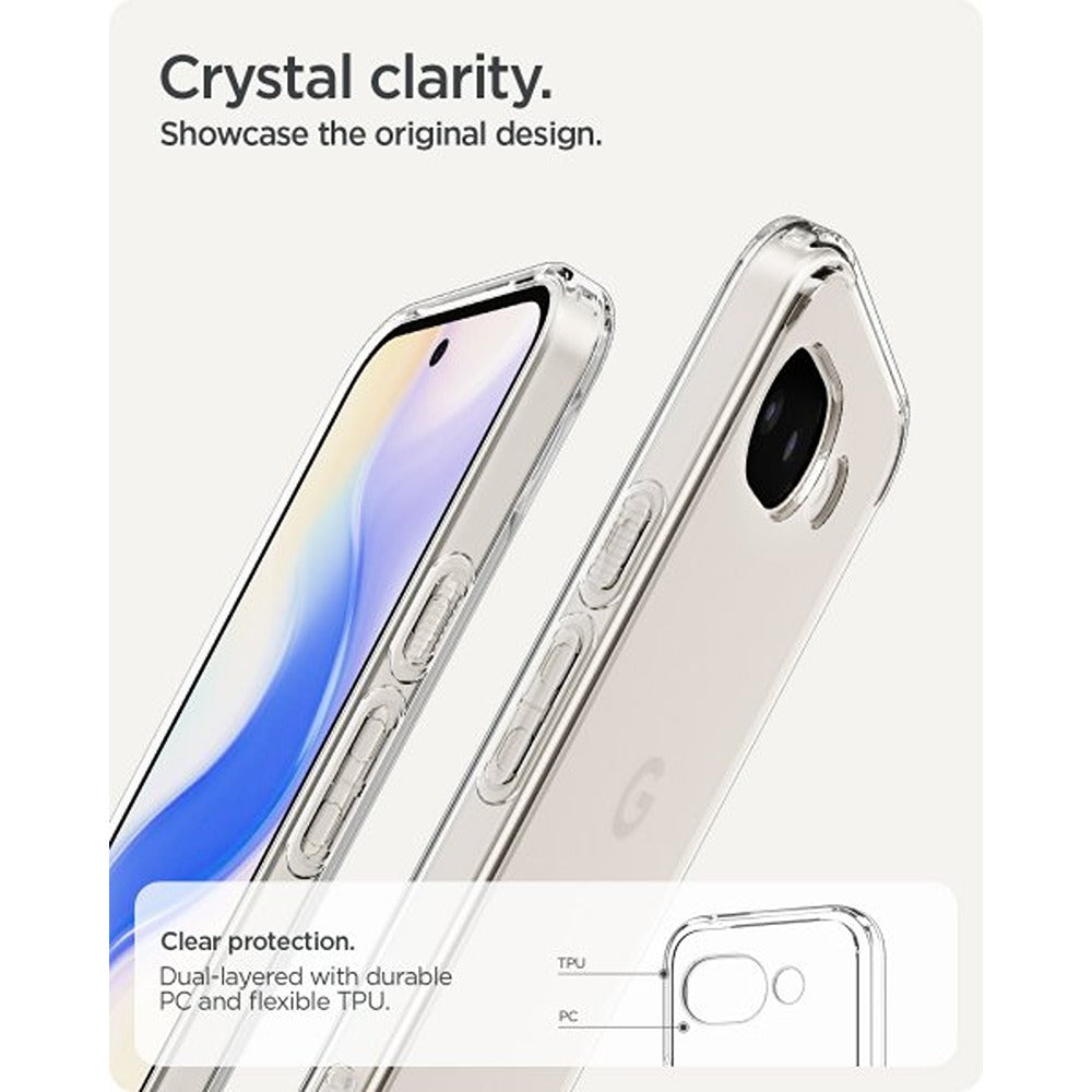 Spigen Google Pixel 10a Skal Ultra Hybrid Crystal Clear